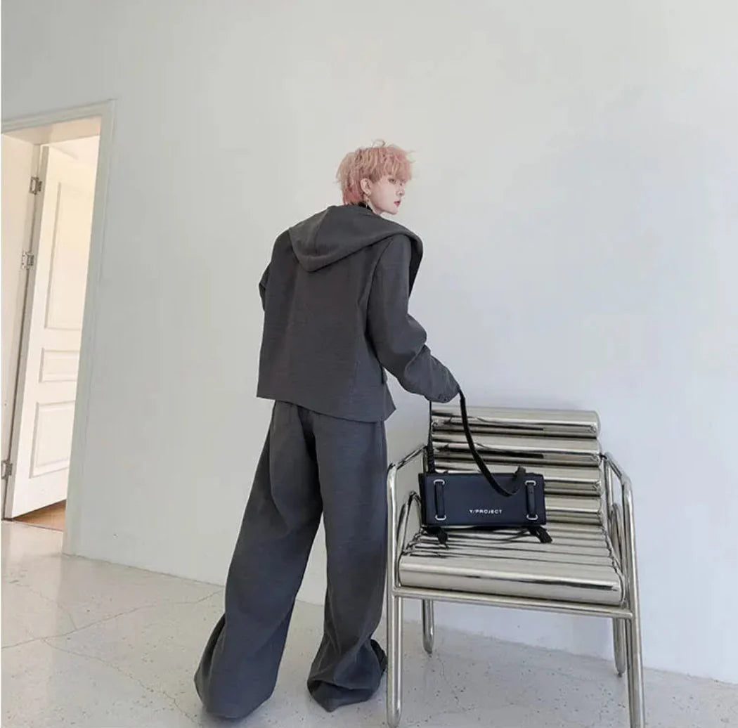 Men's Distressed Oversized 2-Piece