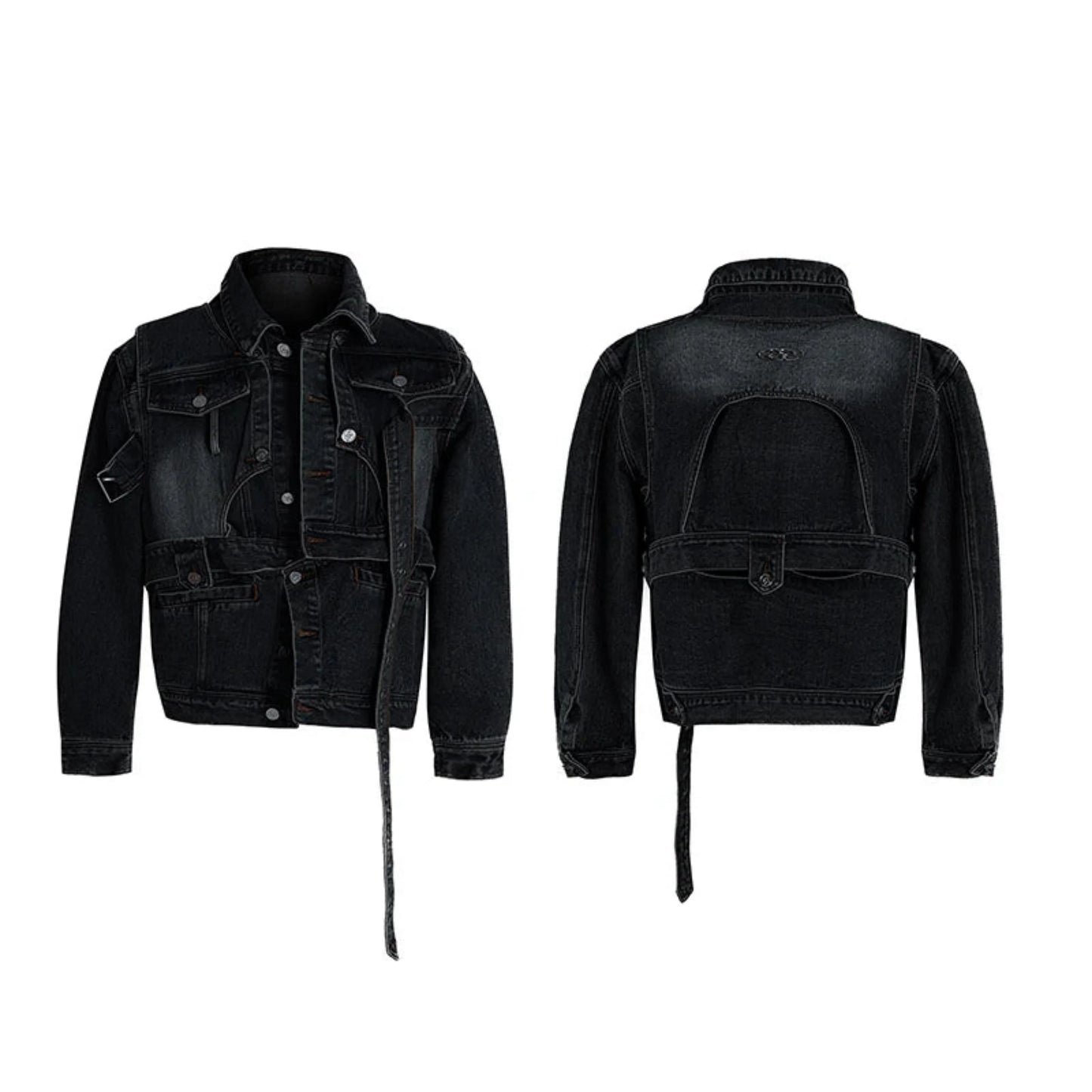 Men's Japanese Luxe Streetwear Denim Jacket