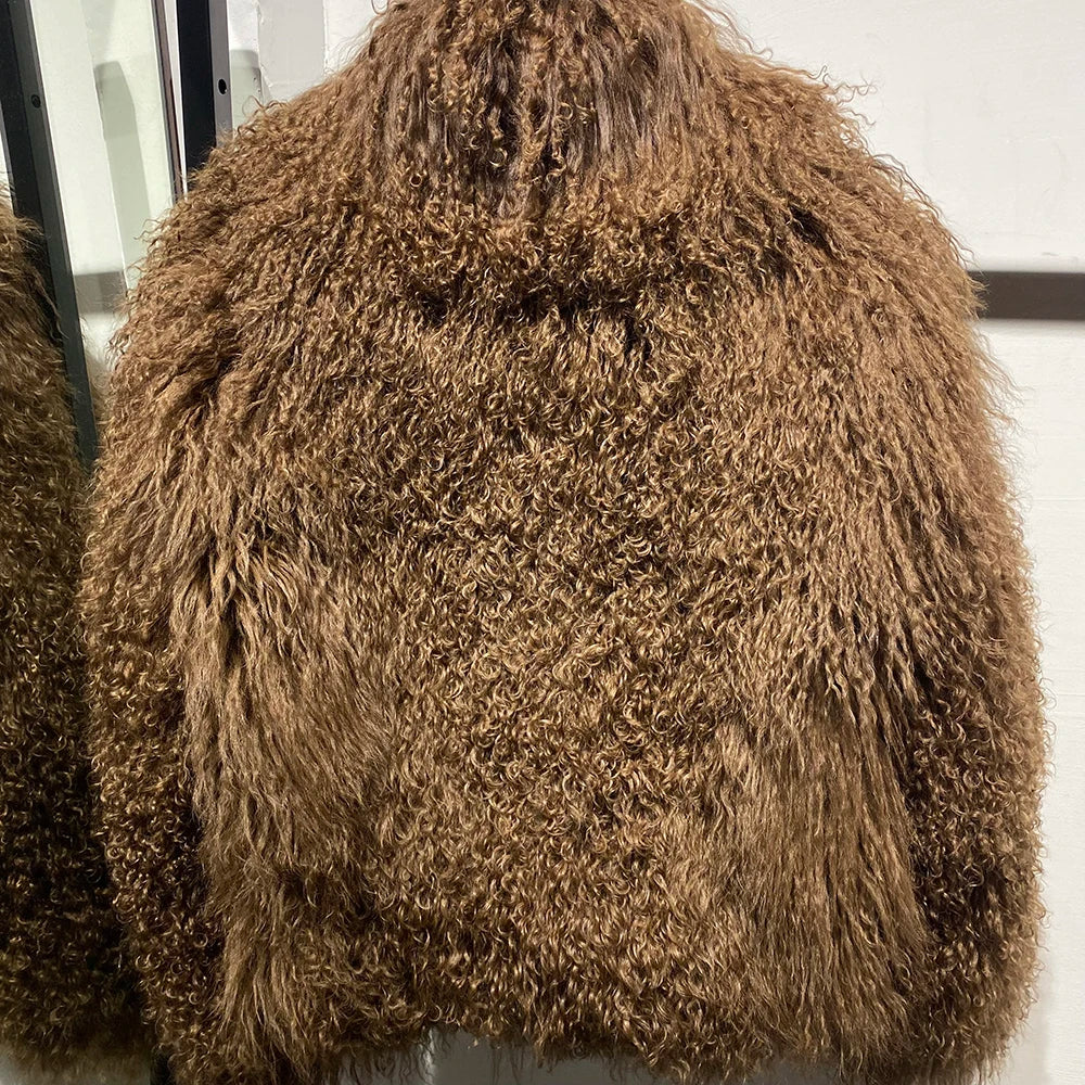 Authentic Luxurious Fluffy Fur Jacket