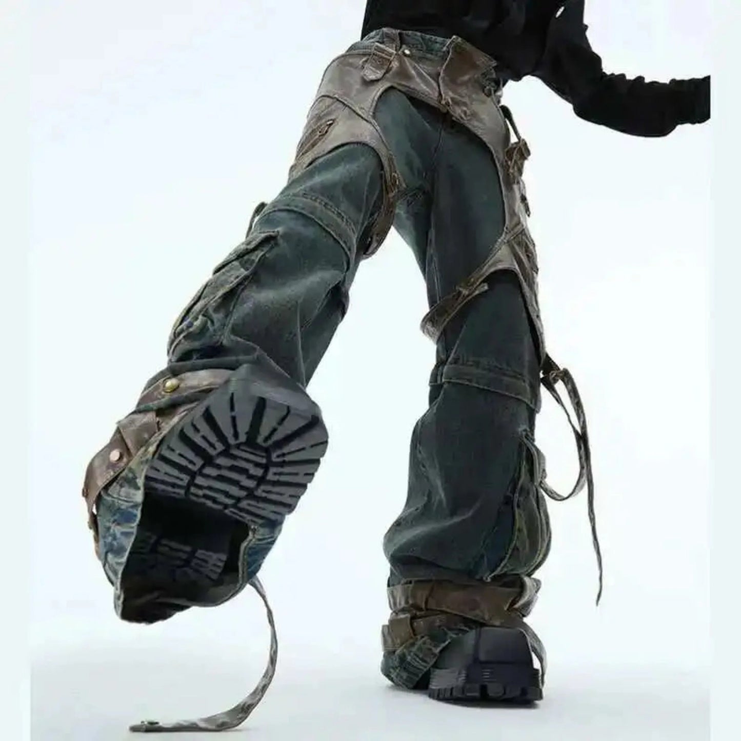 Men's Luxury Vegan Leather Jeans