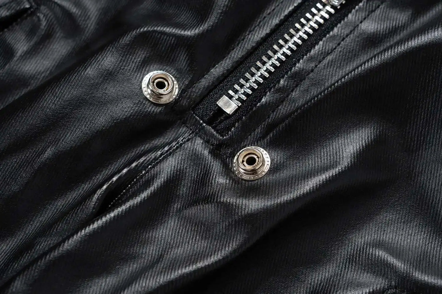Men's Vegan Leather Cargo Pants