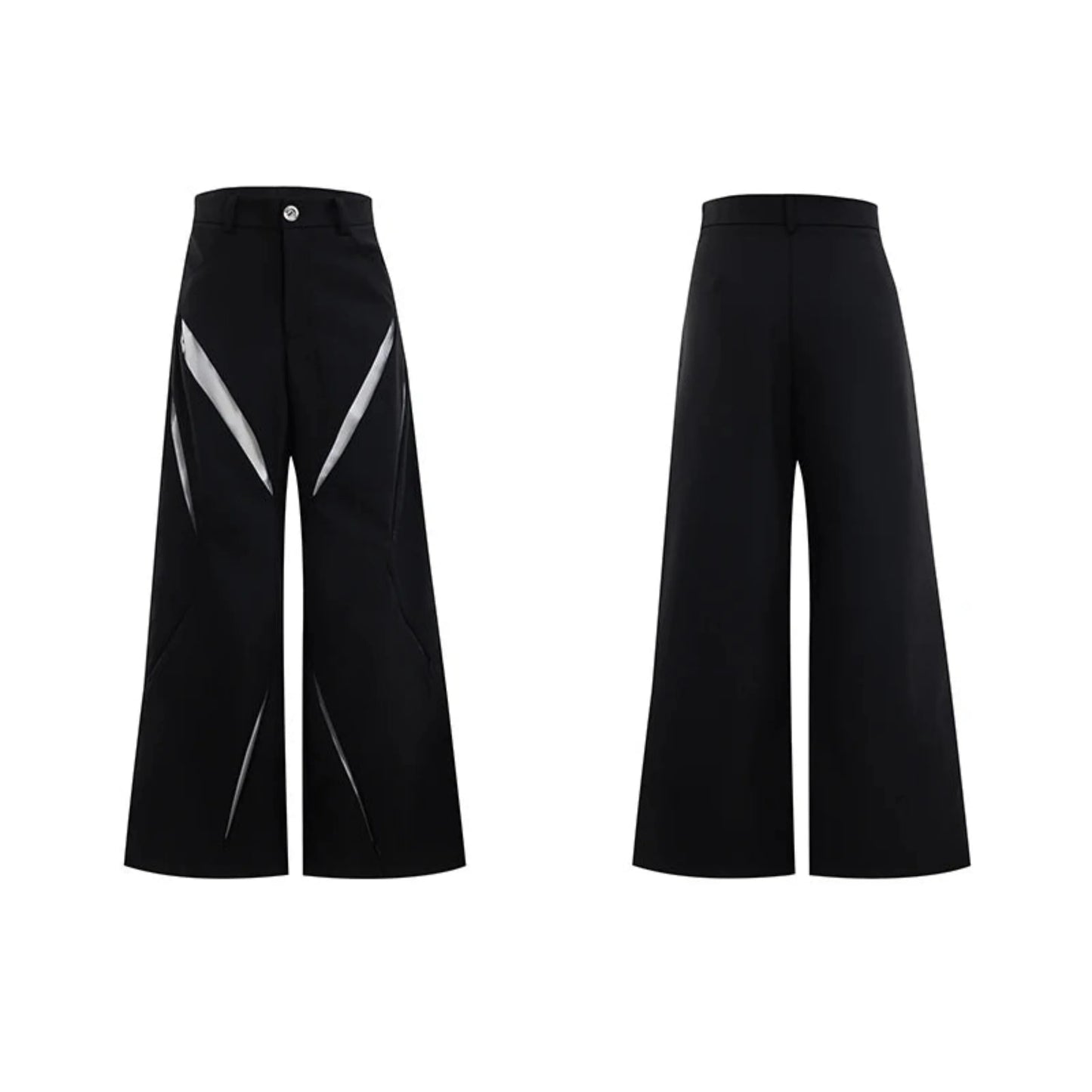 Men's Luxury Wide-Leg Trousers