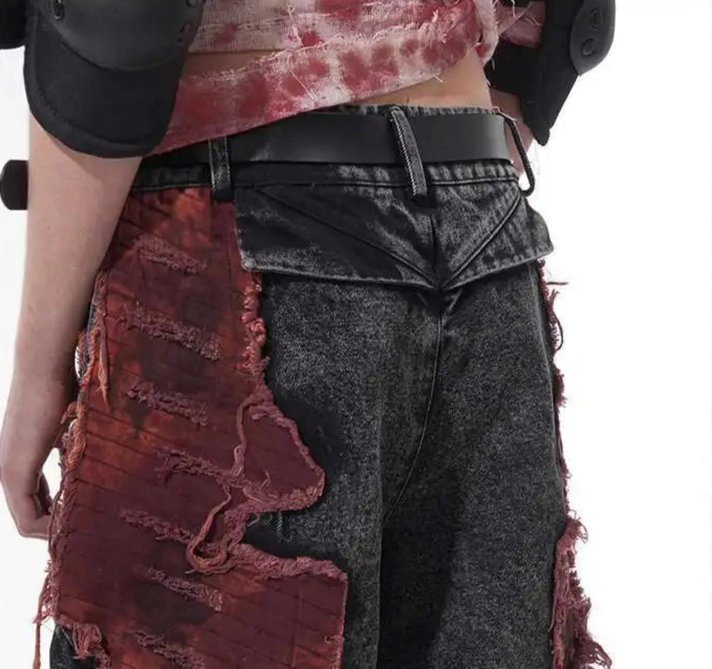 Men's Japanese Denim Culottes Shorts