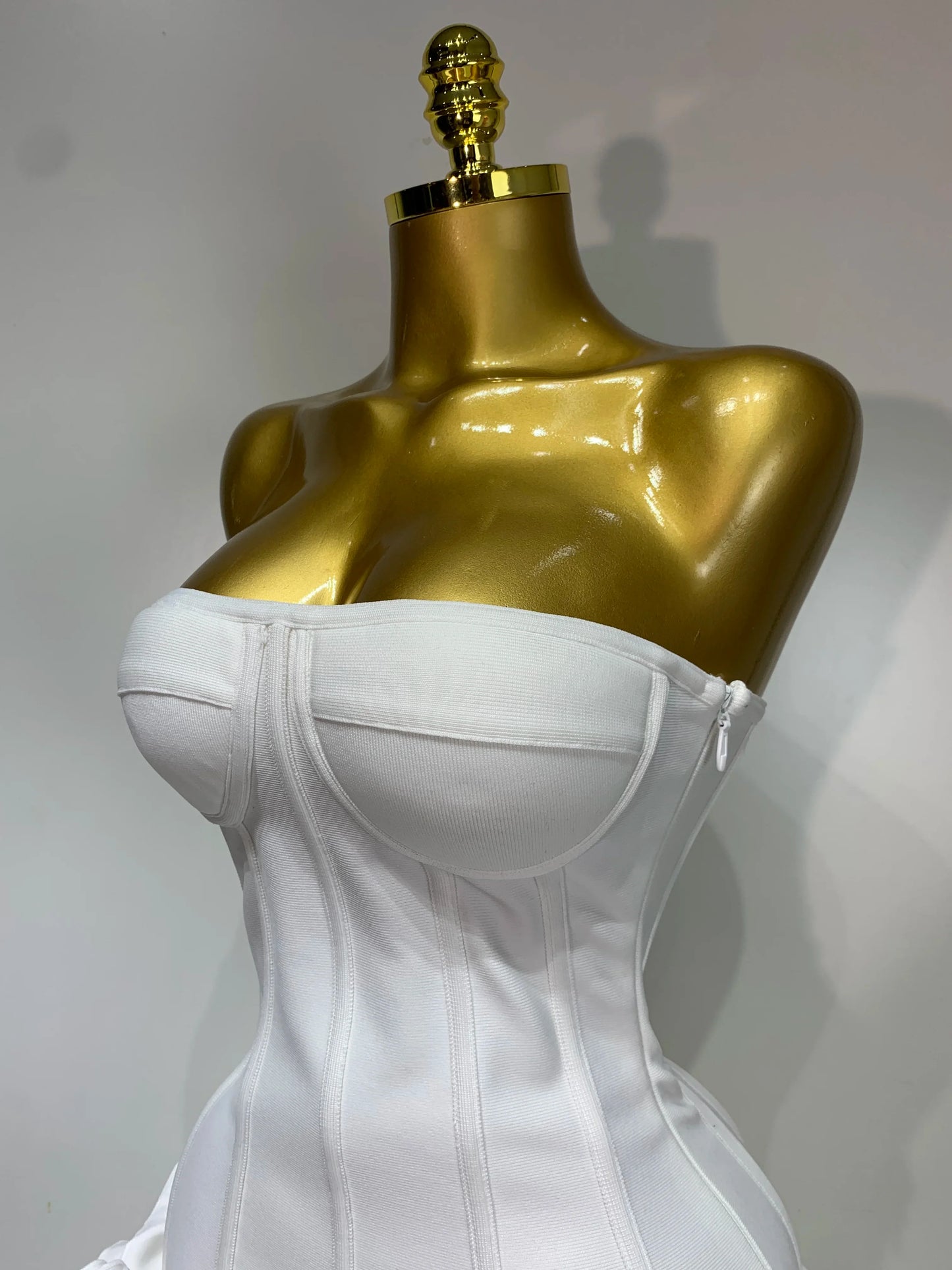Hourglass Flattering Strapless Corset Dress