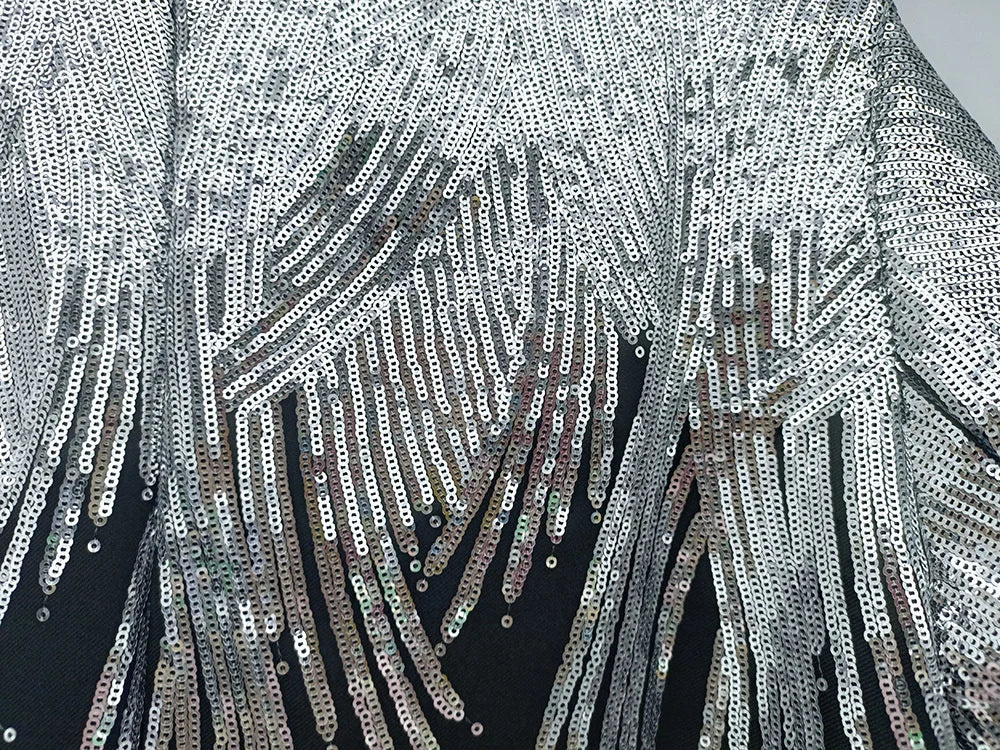 Men's Elite Feather Sequin Blazer