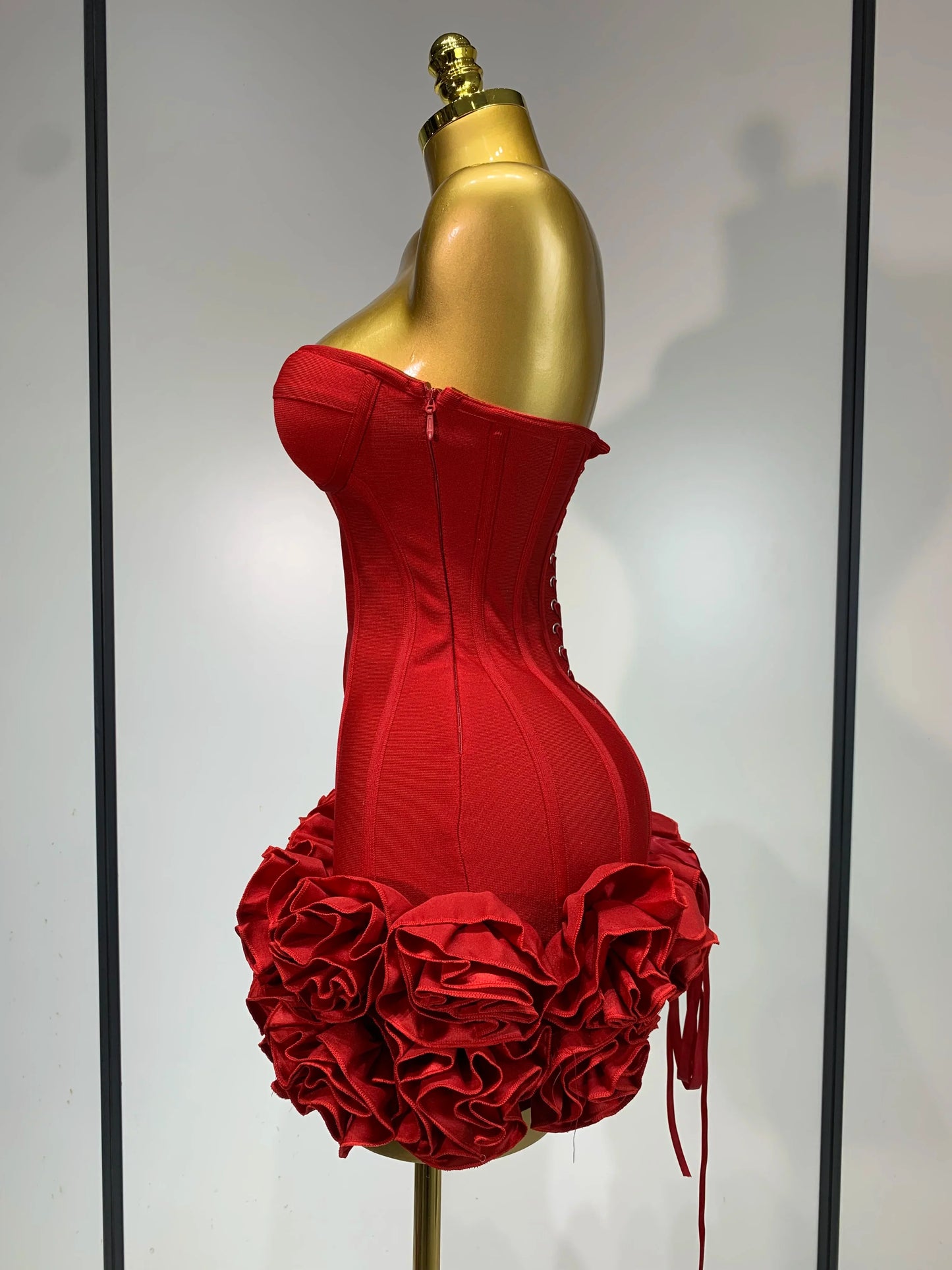 Hourglass Flattering Strapless Corset Dress