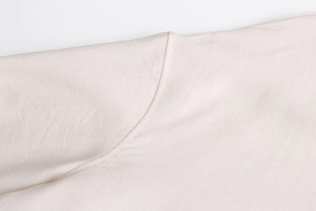 Linen Button-Up Shirt & Wide-Leg Trousers Set