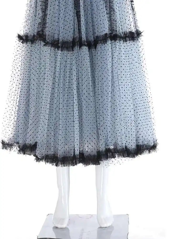 Luxe Tulle Midi Pull-On Skirt