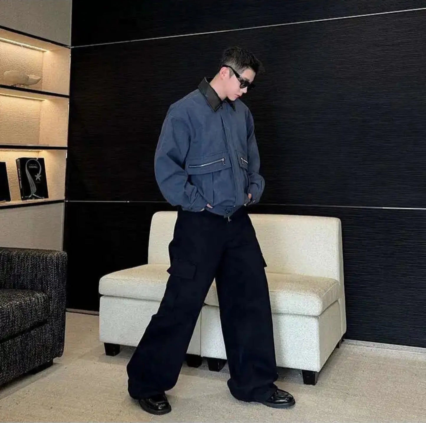 Men's Relaxed Fit Twill Studio Jacket