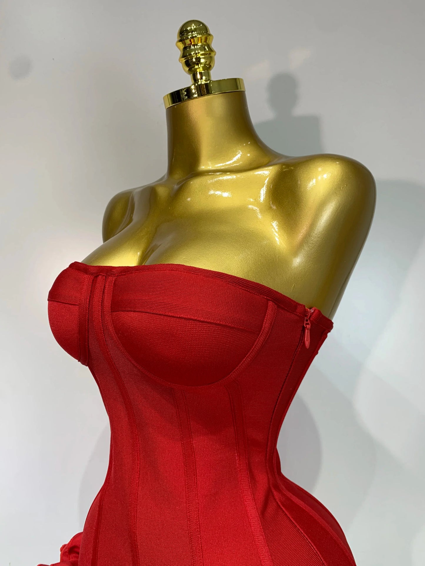 Hourglass Flattering Strapless Corset Dress