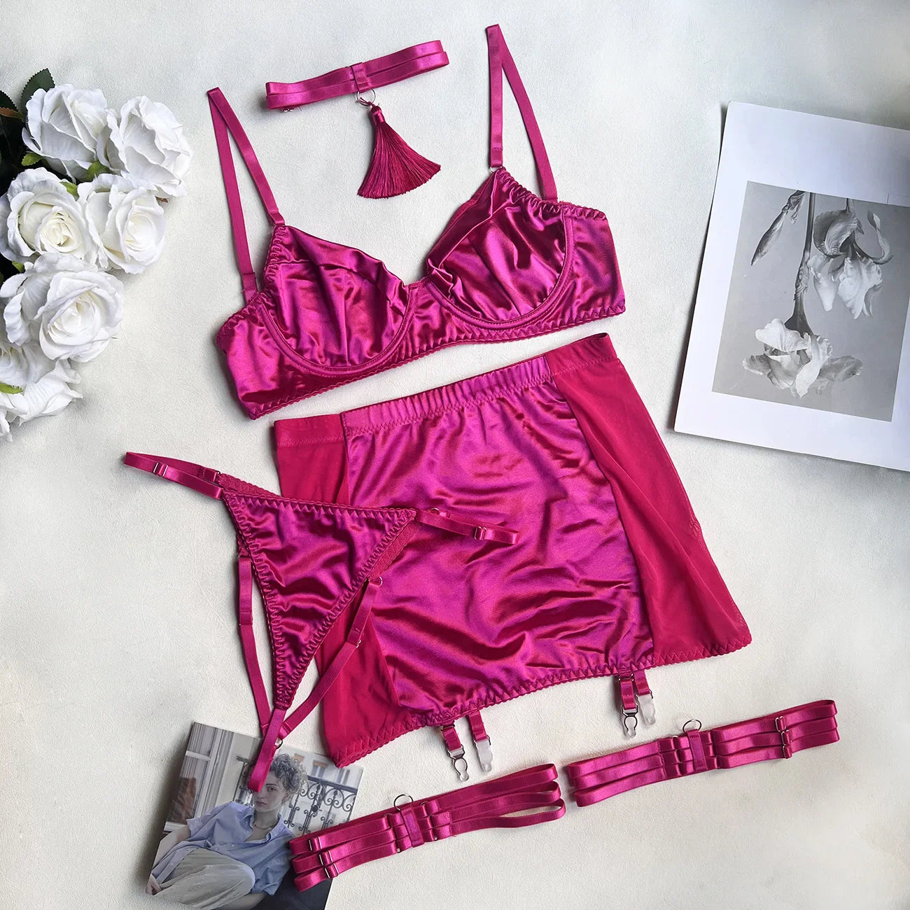 Irene's Satin Set