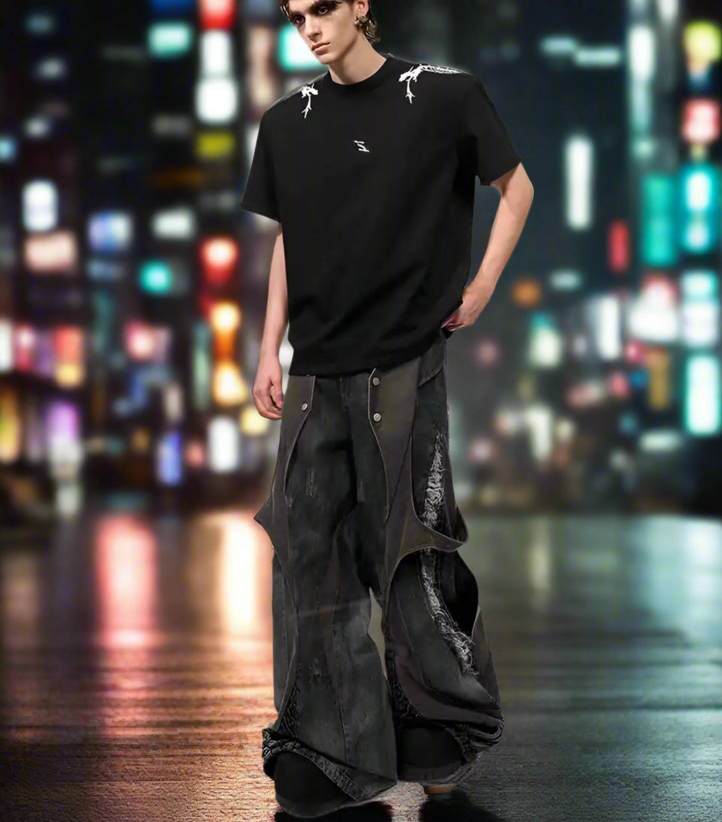 Men's Luxury Japanese Streetwear Jeans
