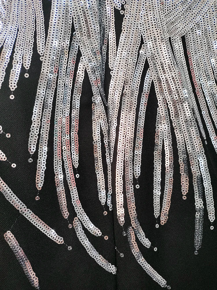 Men's Elite Feather Sequin Blazer