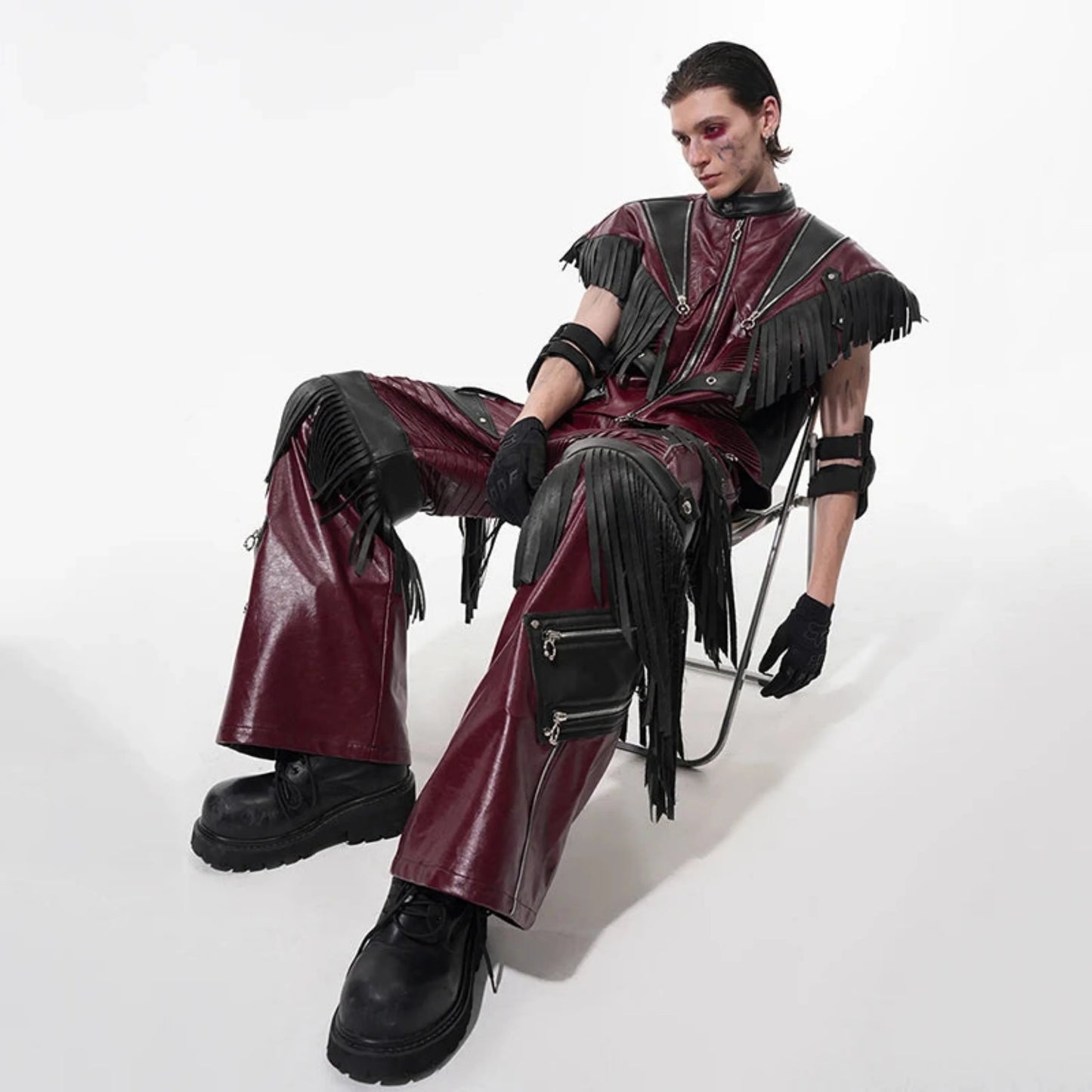 Men's Luxury Vegan Leather Vest