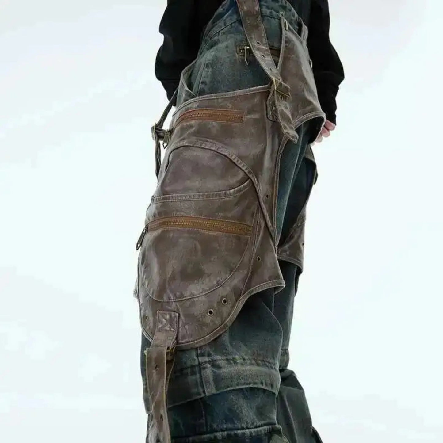 Men's Luxury Vegan Leather Jeans