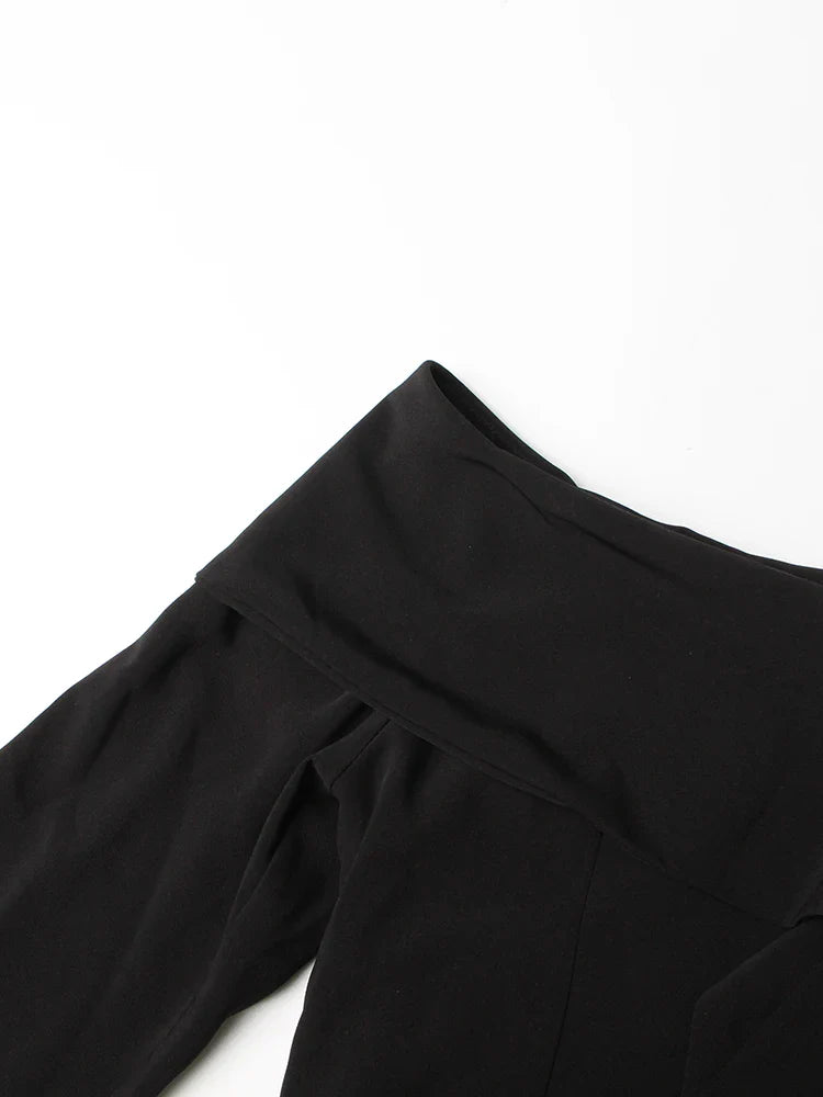 Off-the-Shoulder Crepe Jumpsuit