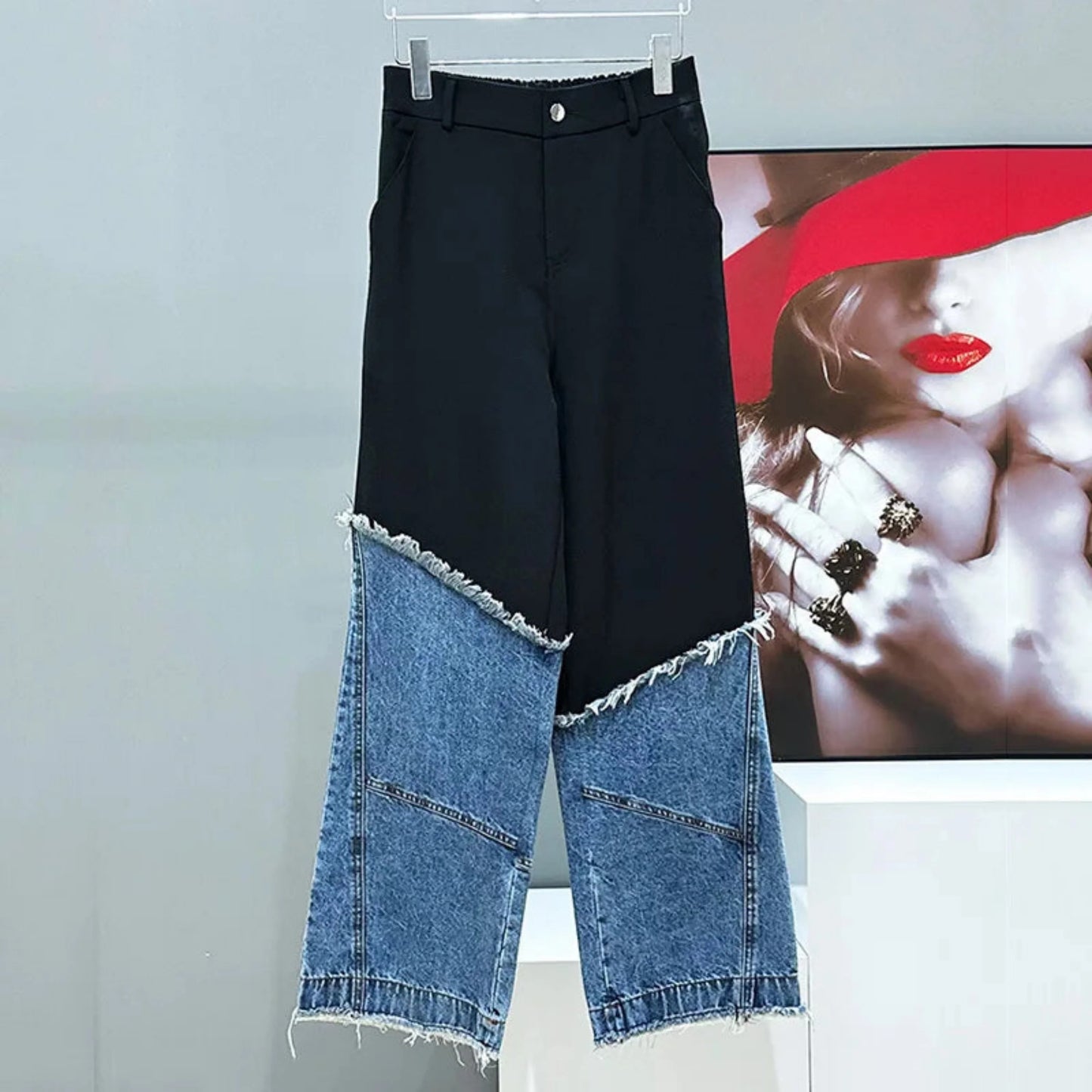 Men's Two-Piece Luxury Denim Set