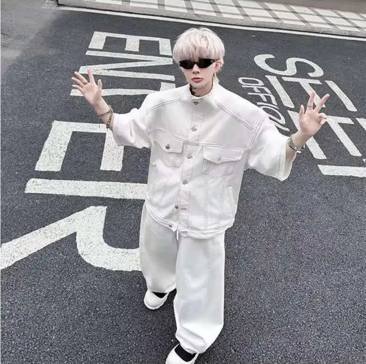 Men's Japanese Denim Relaxed Fit Set