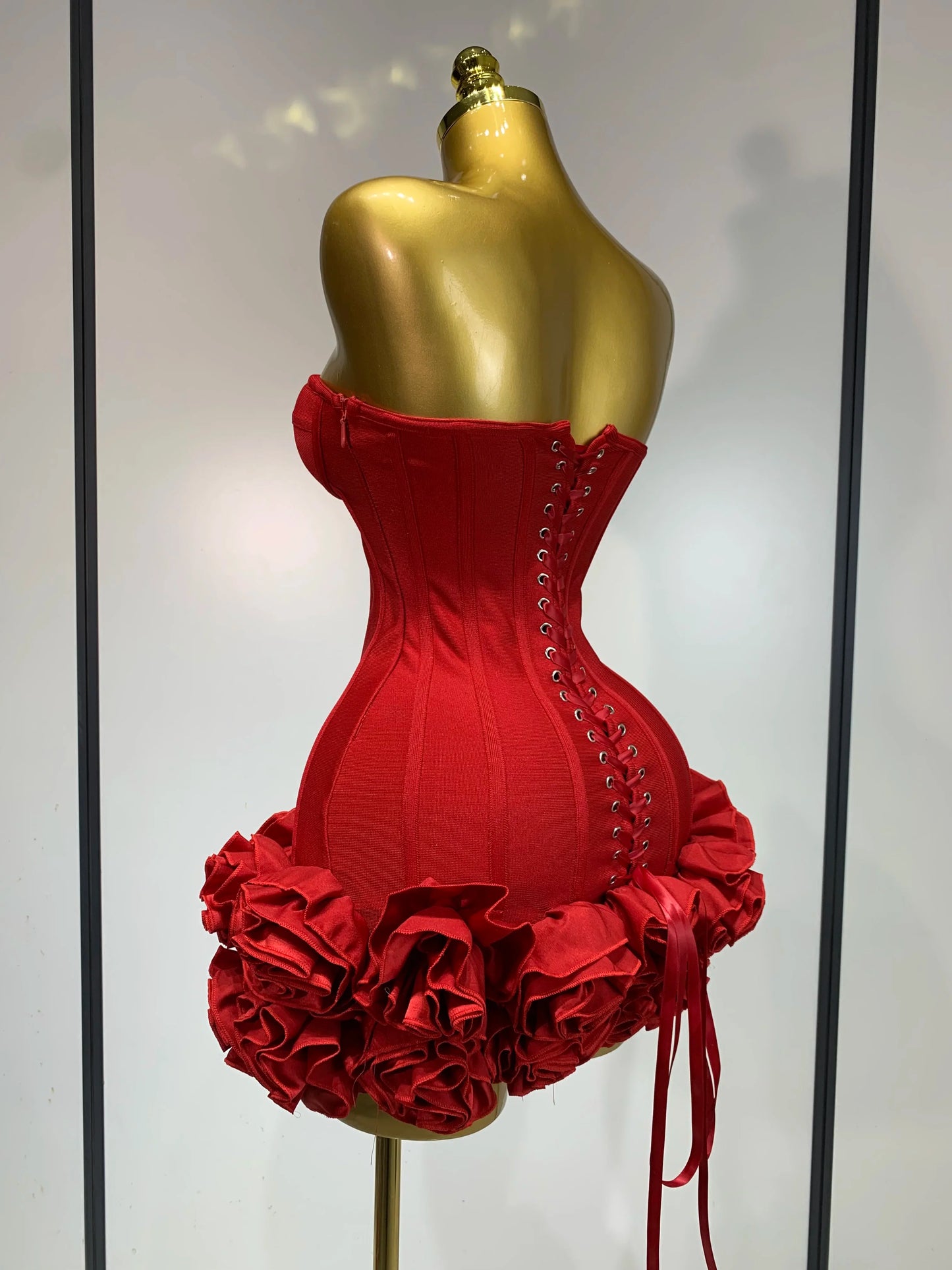 Luxury Corset Mini Dress
