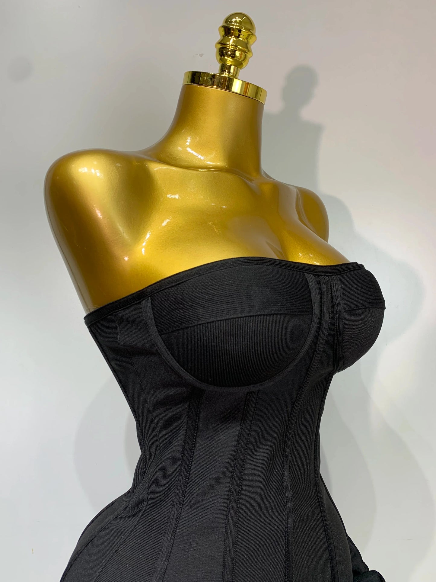 Hourglass Flattering Strapless Corset Dress