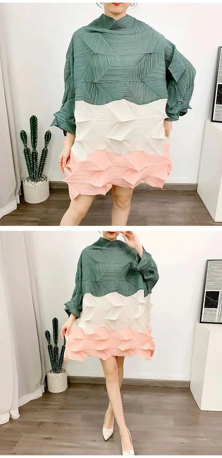 Women's Luxury Pleated Japanese Top