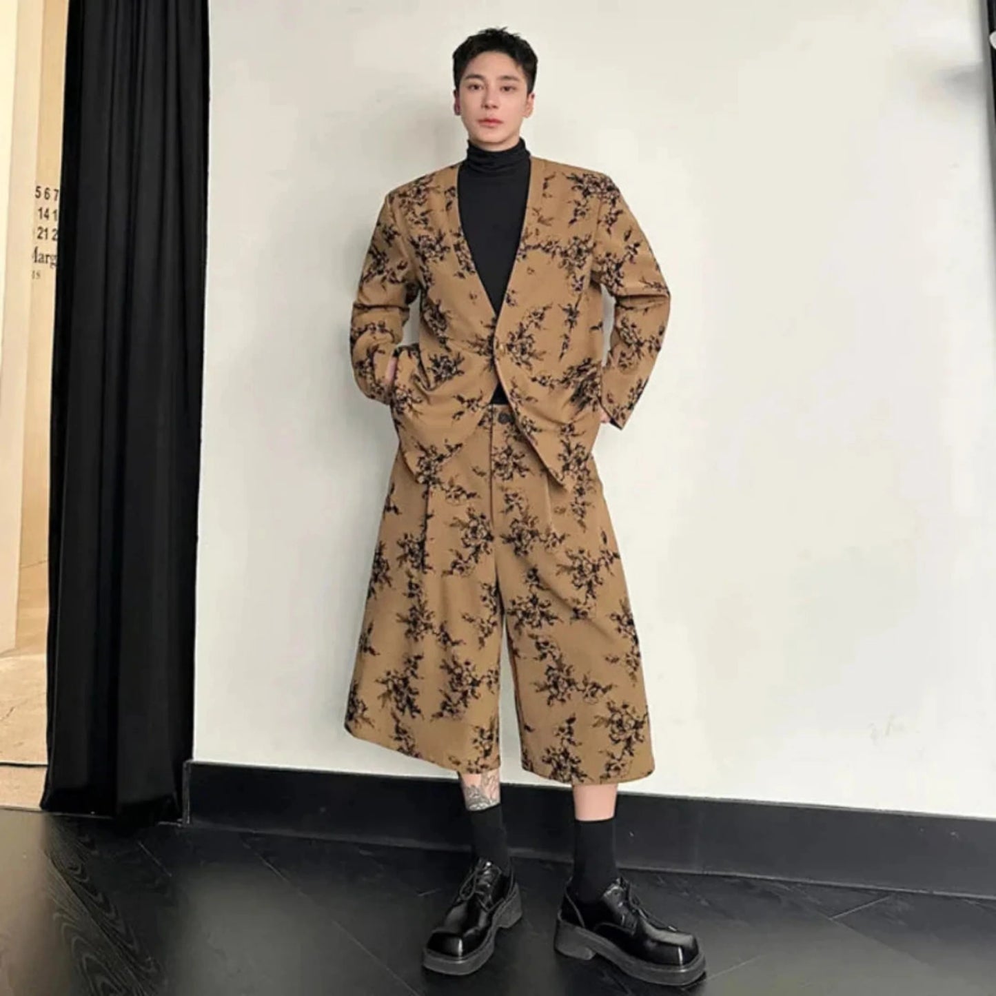 Men's Modern 2 Piece Oversized Suit Set