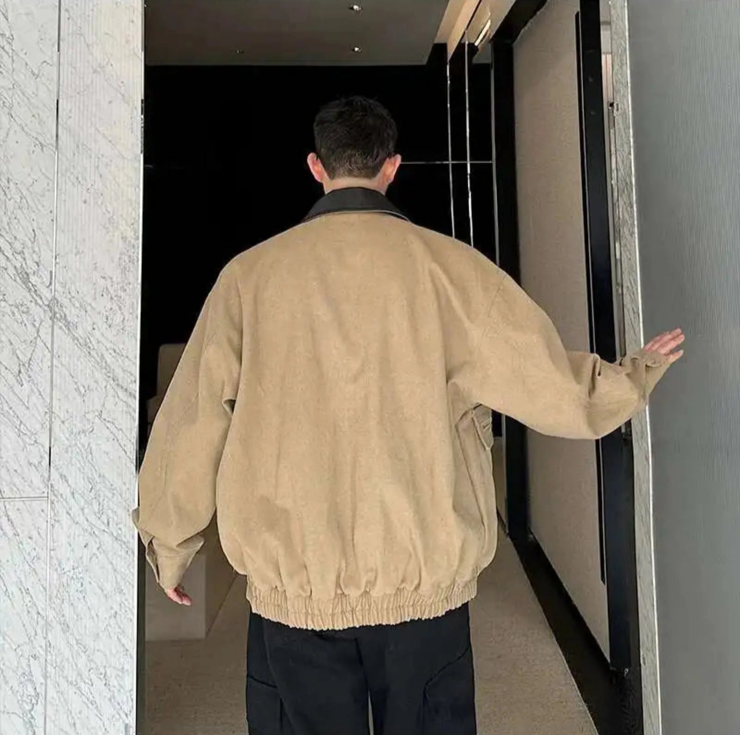 Men's Relaxed Fit Twill Studio Jacket