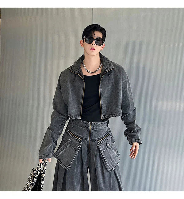 Men's Elite Denim Streetwear 2-Piece Set
