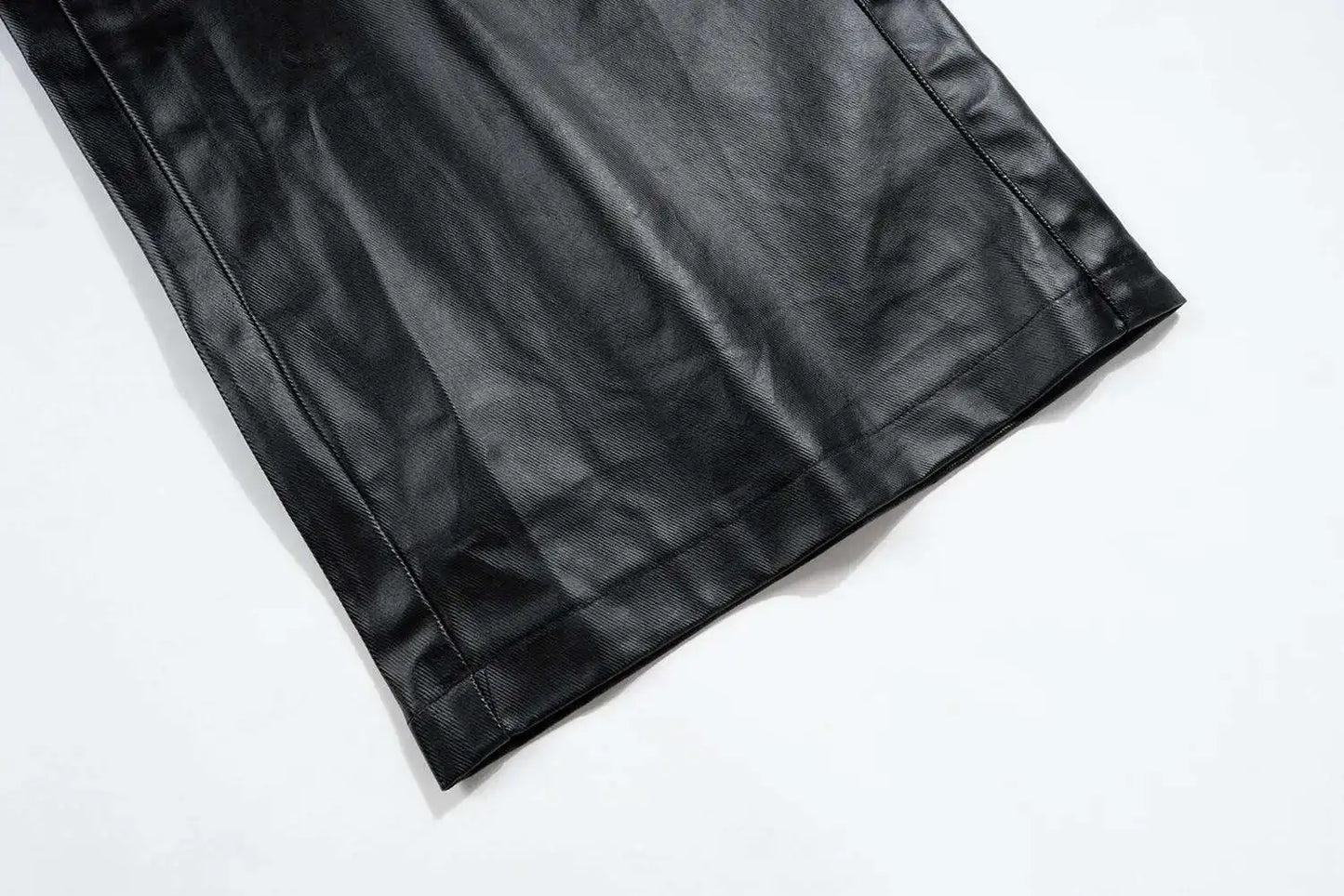 Men's Vegan Leather Cargo Pants
