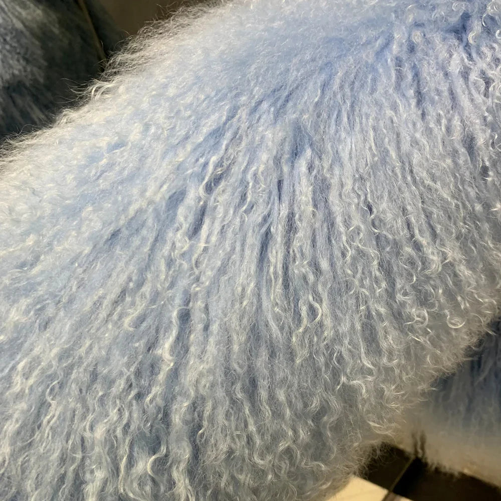 Luxury Women's Genuine Mongolian Sheepskin Fur Coat