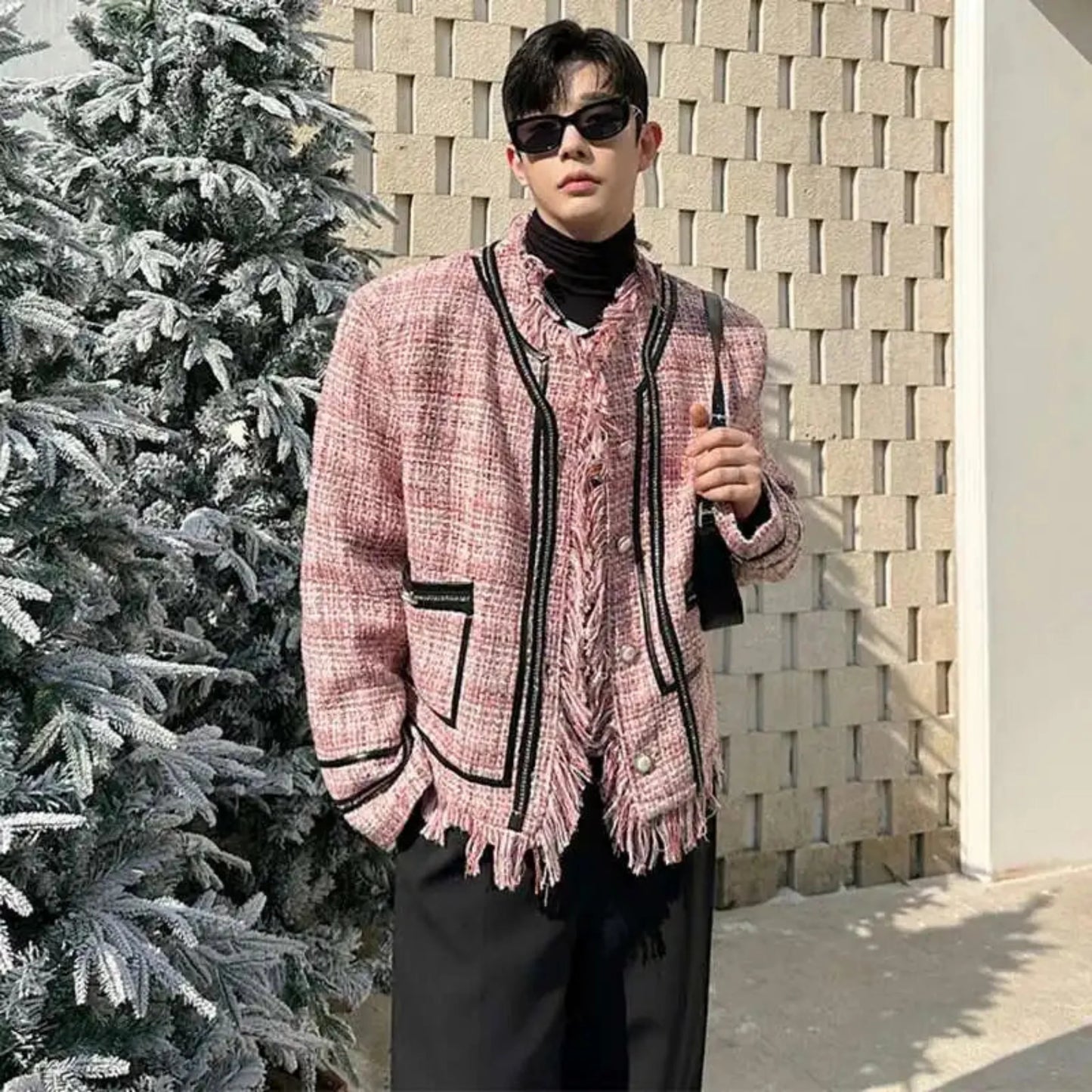 Men's Fine Tweed Relaxed Fit Jacket