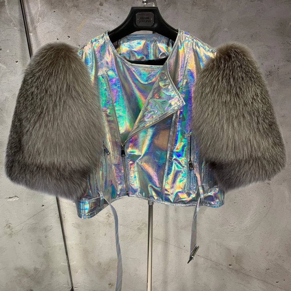 Couture Biker Leather Jacket