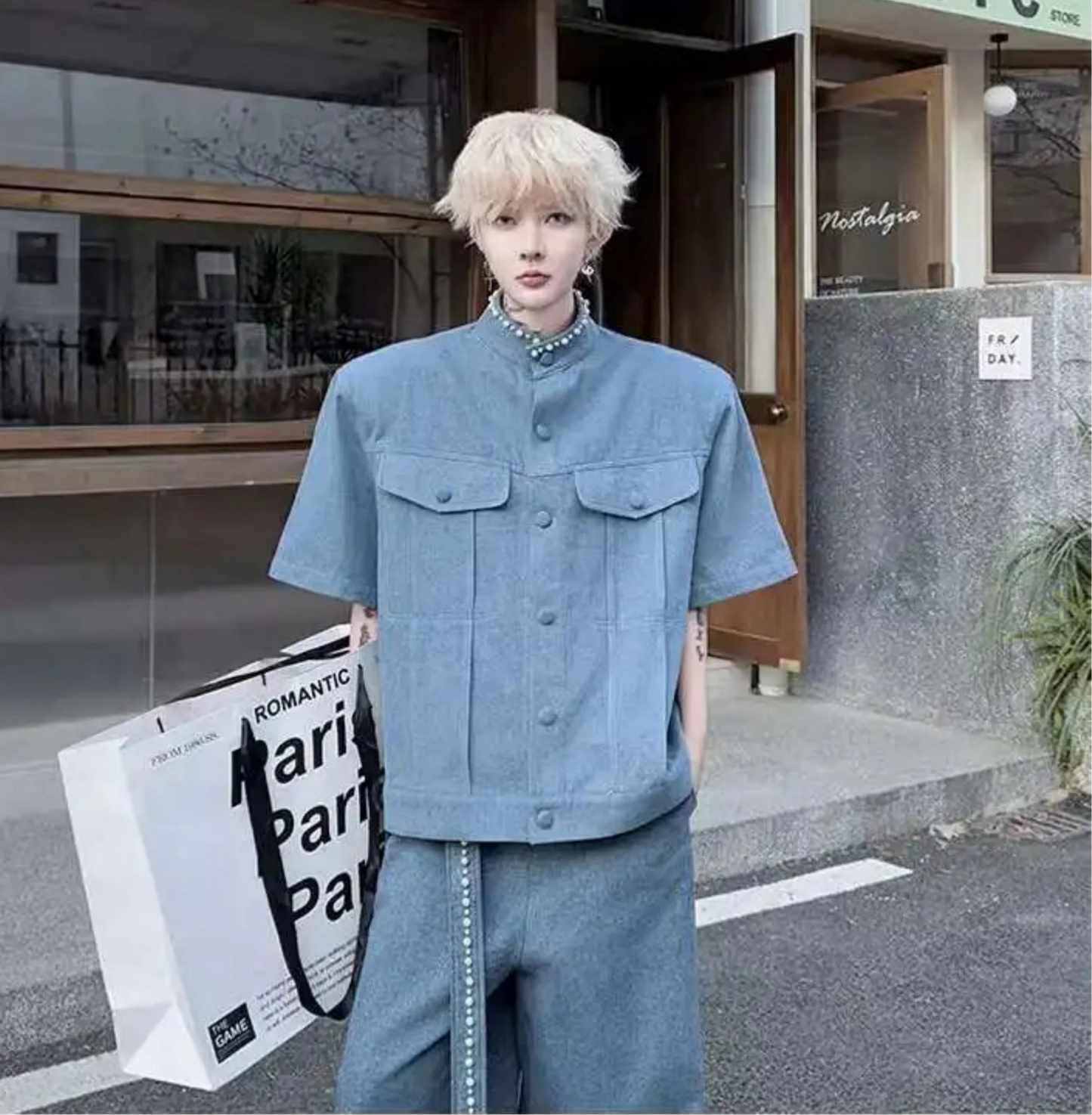 Men's Luxury Denim Two-Piece