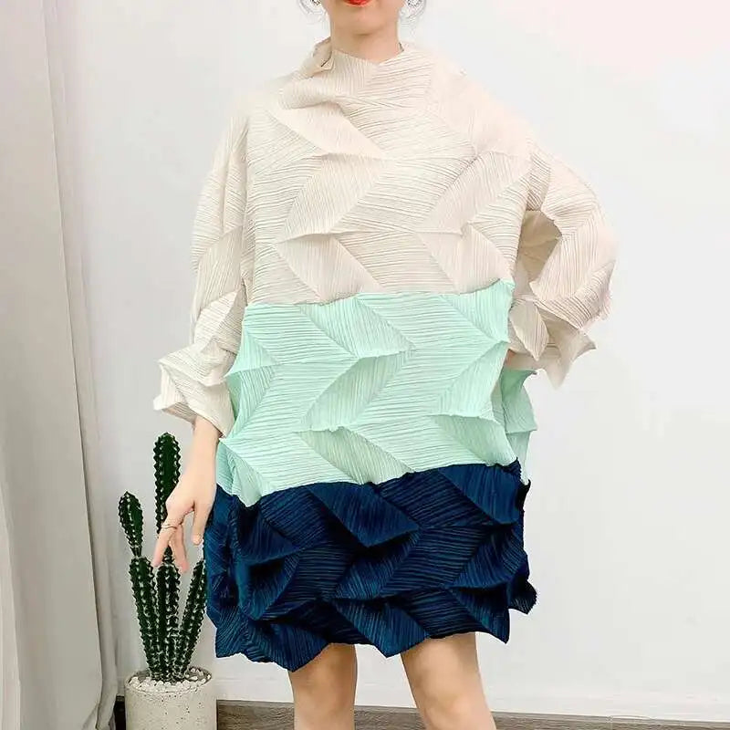 Women's Luxury Pleated Japanese Top