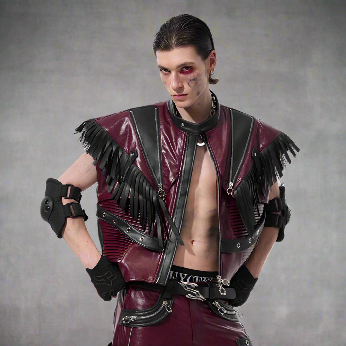 Men's Luxury Vegan Leather Vest