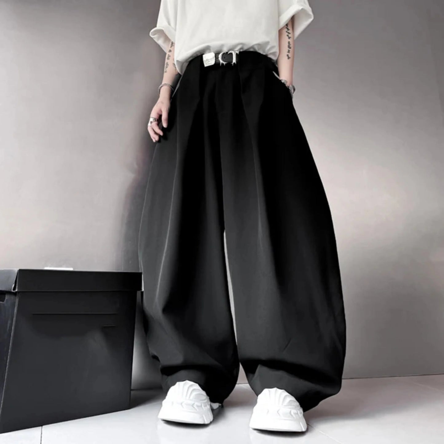 Men's Tokyo Parachute Trousers- Elastic Waistband