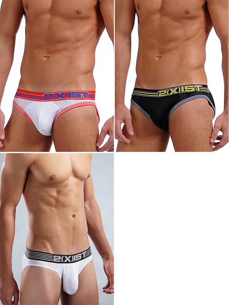 2(X)IST Men's Sports Mesh Breathable Briefs