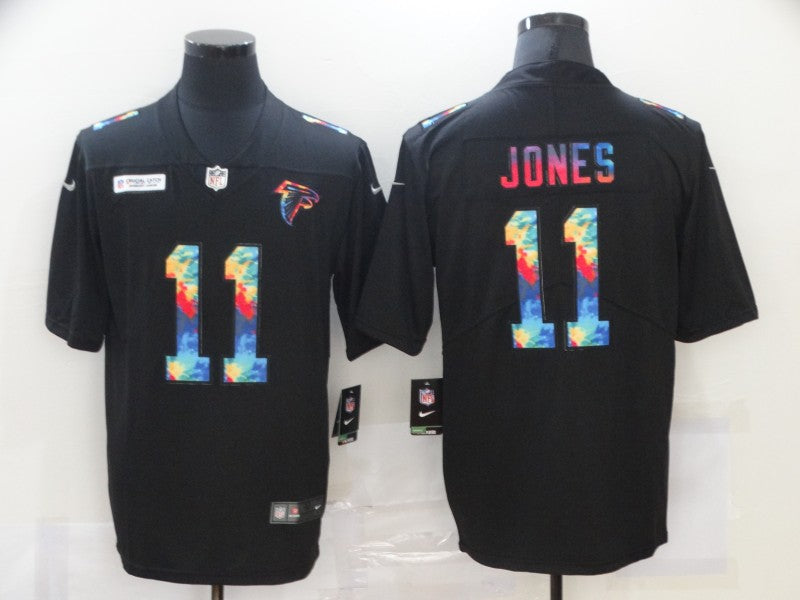 Men’s Atlanta Falcons #11 Julio Jones Black Jersey