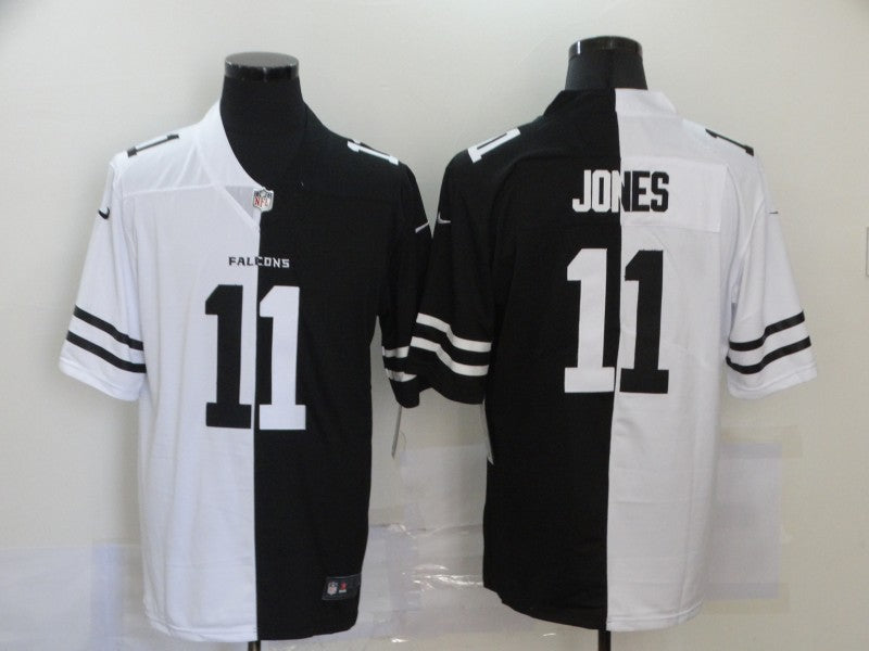 Men’s Atlanta Falcons Julio Jones #11 Black/White Jersey
