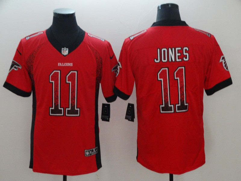 Men’s Atlanta Falcons Julio Jones #11 Red Authentic Jersey
