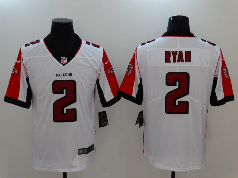 Men’s Atlanta Falcons Matt Ryan #2 White Jersey