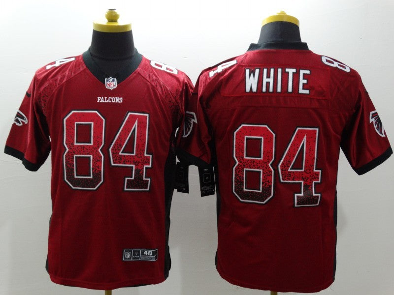 Men’s Atlanta Falcons Roddy White #84 Red Jersey