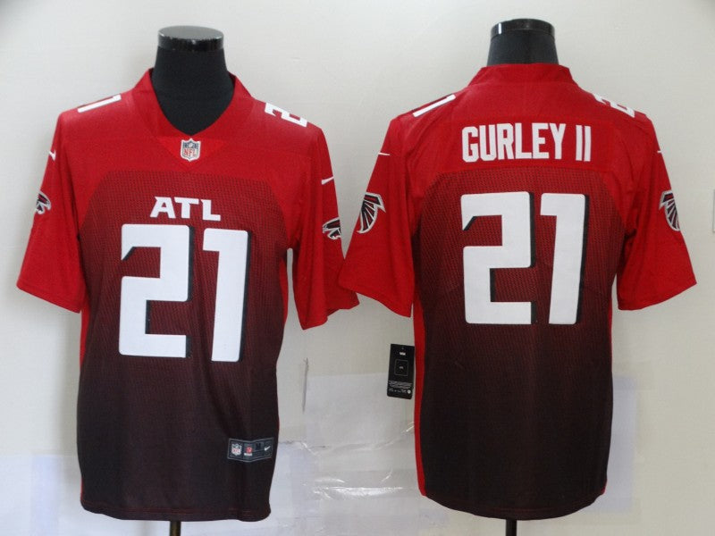 Men’s Atlanta Falcons Todd Gurley II #21 Red 2nd Alternate Jersey