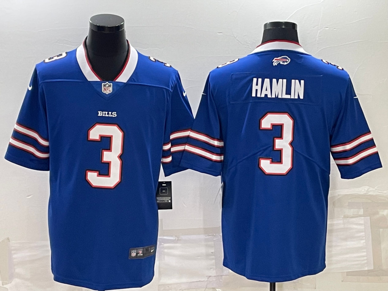 Men’s Buffalo Bills Damar Hamlin #3 Royal Jersey