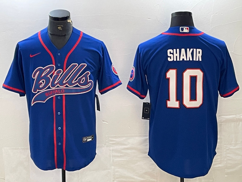 Men’s Buffalo Bills Khalil Shakir #10 Royal Jersey Joint Edition