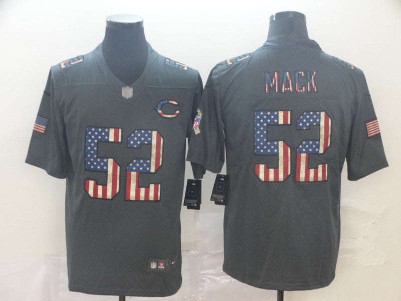 Men’s Chicago Bears #52 Khalil Mack Black Jersey