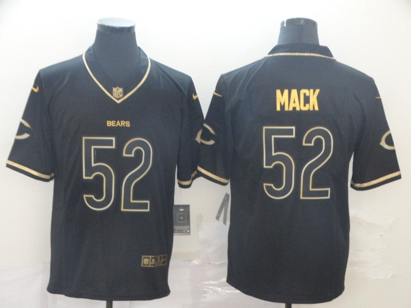 Men’s Chicago Bears #52 Khalil Mack Black Team Jersey