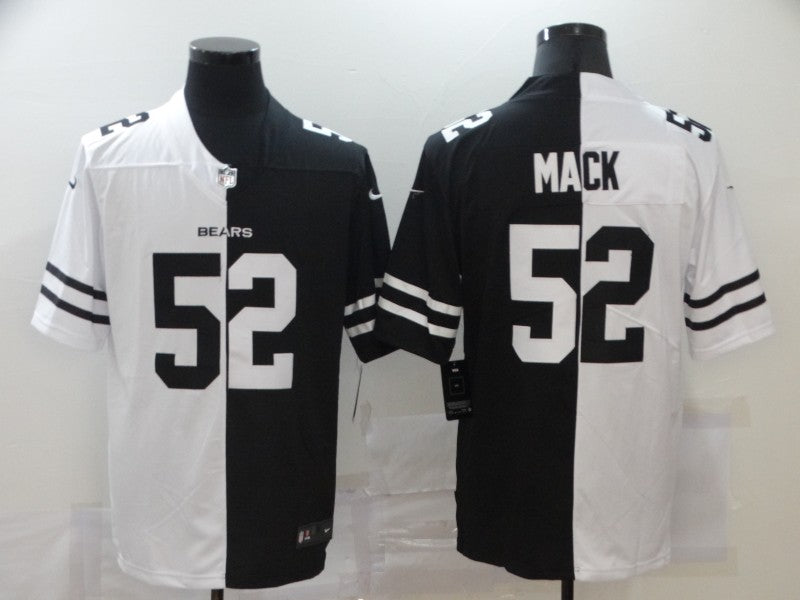 Men’s Chicago Bears Khalil Mack #52 Black/White Jersey