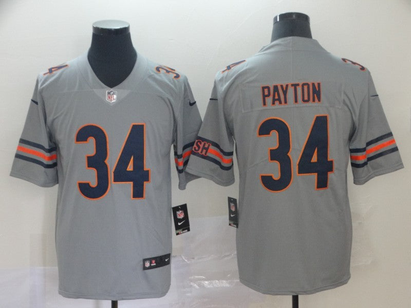 Men’s Chicago Bears Walter Payton #34 Gray Jersey
