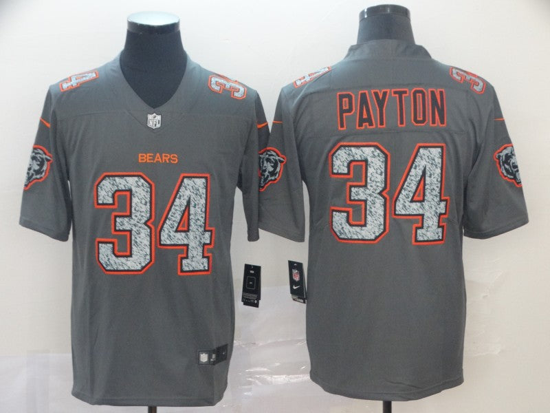 Men’s Chicago Bears Walter Payton #34 Gray Team Jersey